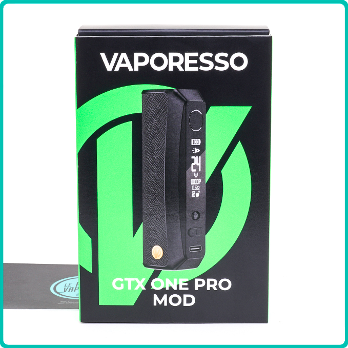 Packaging de la Box GTX One Pro Vaporesso